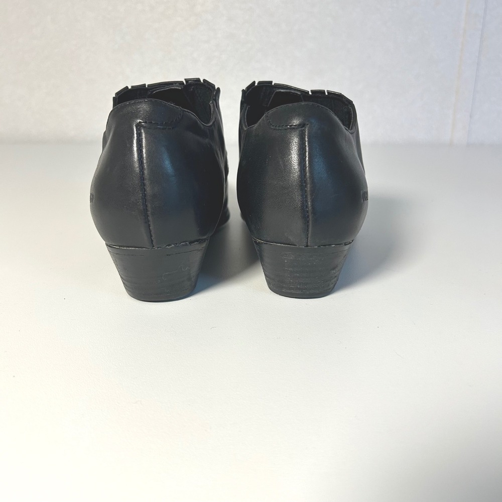 Durango‎ Crush Womens Low Cut Slip On Boots Western cowgirl Black Leather Size 9 - Picture 5 of 11